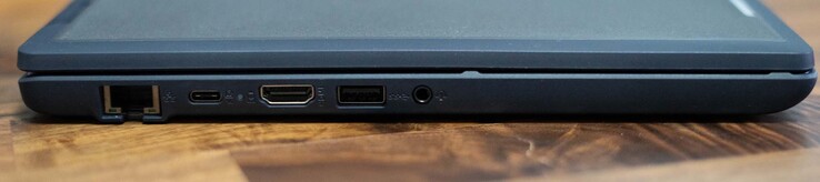 Port Ethernet, USB-C 3.2 Gen1, HDMI 1.4b, USB-A 3.2 Gen1, gniazdo audio