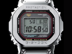 Oczekuje się, że rzekomy zegarek Casio G-Shock GMW-B5000D Orange Line będzie podobny do czerwonego zegarka GMW-B5000D-1C (powyżej). (Źródło zdjęcia: Casio)