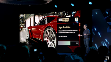 FSR Redstone wprowadza również Super Resolution opartą na ML. (Źródło obrazu: AMD)