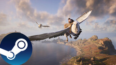 Zrzut ekranu z gry Hogwarts Legacy przedstawiający mechanikę przemierzania świata w grze. (Źródło obrazu: Steam - edytowane)