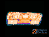 Zdjęcie rentgenowskie ROG Ally. (Źródło: Creative Electron via iFixit)