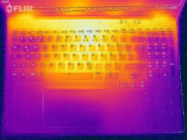 Test naprężenia temperatury powierzchni (górna strona)