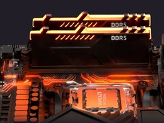 Render promocyjny standardu pamięci DDR5 EXPO-UUL firmy AMD