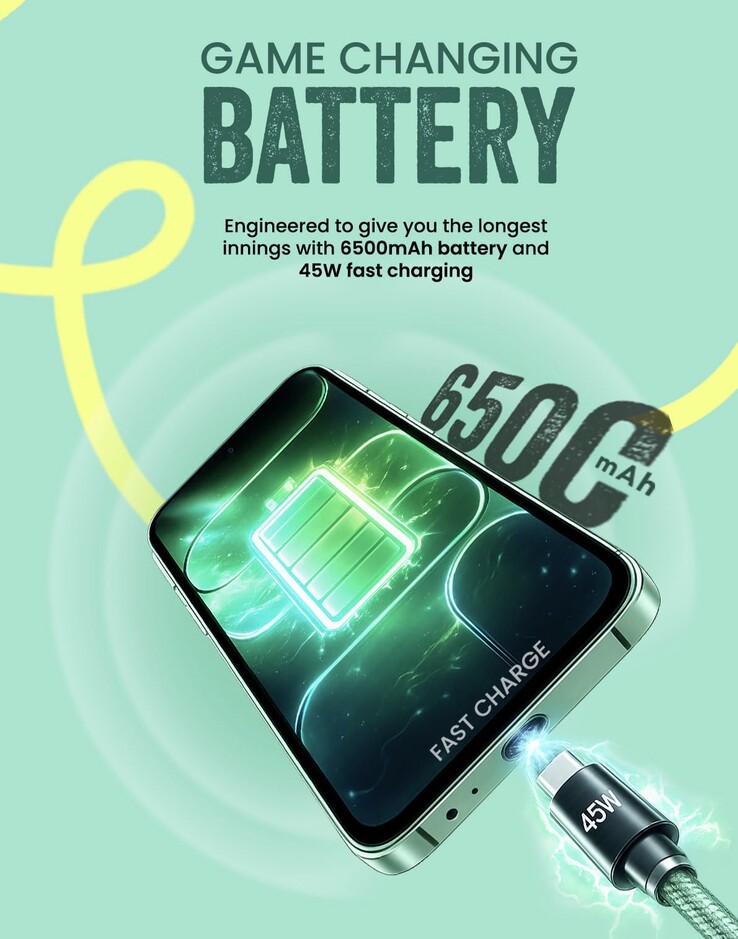 Tecno Pop X 5G może pochwalić się baterią o pojemności 6500 mAh 