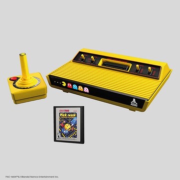 Atari 2600+ PAC-MAN Edition będzie dostarczane z darmową grą i bezprzewodowym joystickiem CX-40+ PAC-MAN Edition (źródło obrazu: Atari)