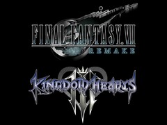 Logo remake&#039;u Final Fantasy 7 i Kingdom Hearts (źródło zdjęcia: Square Enix, Disney z poprawkami)