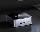 Cena NucBox M3 Pro zaczyna się od 329,99 dolarów. Na zdjęciu: zdjęcie promocyjne przedstawiające przód mini PC.