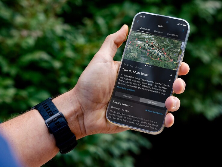 Aplikacja Garmin Epic umożliwia połączenie wielu aktywności w jedną trasę.