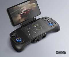 Retroid Dual Screen Add-On dołączony do Retroid Pocket 5. (Źródło zdjęcia: Retroid)