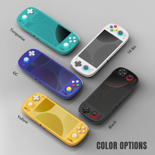 Dwa kolory Retroid Pocket G2 zostały zapożyczone z Nintendo Switch Lite. (Źródło zdjęcia: Retroid)