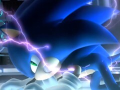 Zrzut ekranu z sekwencji wprowadzającej w grze „Sonic Unleashed”