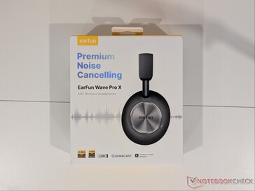 Opakowanie detaliczne słuchawek EarFun Wave Pro X.