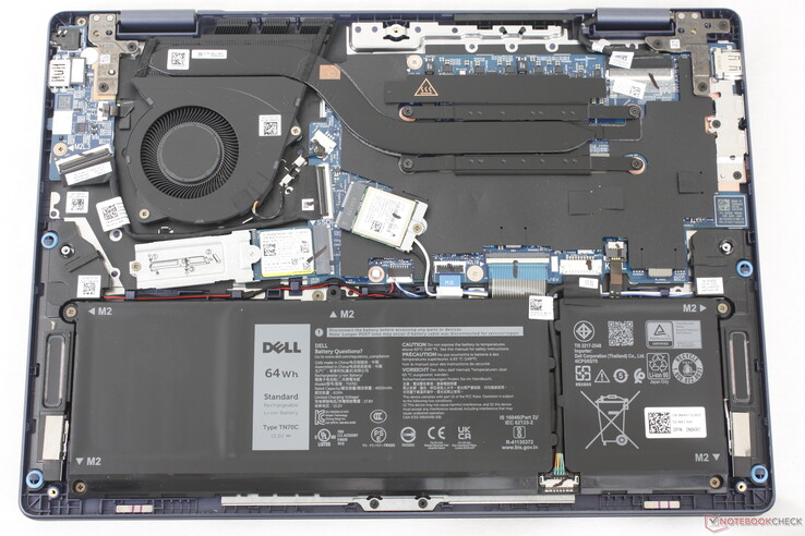 Dell 14 Plus 2 w 1 - podzespoły wewnętrzne