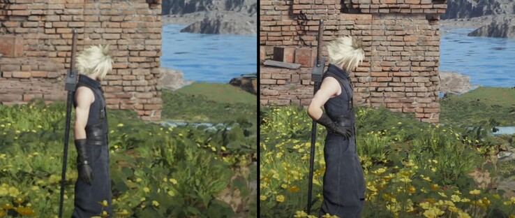 Sony PS5 vs PS5 Pro w trybie wydajności - ogromna różnica w jakości. (Źródło obrazu: Digital Foundry via YouTube)