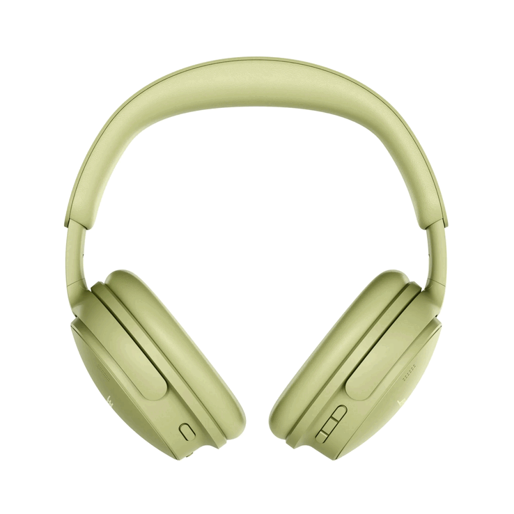Słuchawki Bose QuietComfort (2. generacji) w kolorze eukaliptusowej zieleni.