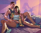 Oficjalna grafika do GTA 6 przedstawiająca dwójkę bohaterów - Jasona i Lucię. (Źródło obrazu: Rockstar)