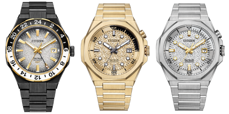 Od lewej do prawej: zegarki Citizen NB6035-55H, NB6062-52P i NB6060-58H. (Źródło zdjęcia: Citizen)