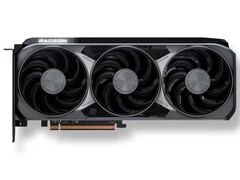 Artystyczny render AMD Radeon RX 9070 XT (źródło obrazu: AMD)