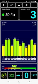 Test GPS na zewnątrz