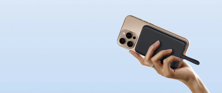 Zintegrowany kabel Xiaomi 33W Magnetic Power Bank 10000. (Źródło obrazu: Xiaomi)