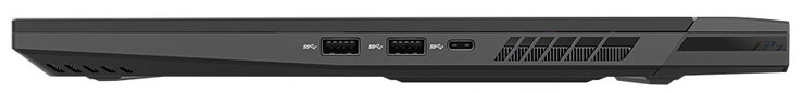 Prawa strona: 2x USB 3.2 Gen 2 (USB-A), 1x USB 3.2 Gen 2 (USB-C)