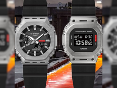 Na zdjęciu Casio G-Shock GM-2100M-1JF (po lewej) i GM-5600M-1JF (po prawej). (Źródło zdjęcia: @geesgshock na Instagramie)