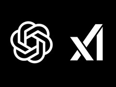 Oficjalne logo OpenAI i xAI (źródło obrazu: xAI i OpenAI; edytowane)