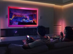 Pasek świetlny Flux firmy Philips Hue (na zdjęciu) jest już dostępny w Europie. (Źródło zdjęcia: Philips Hue)