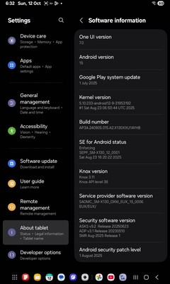 Samsung Galaxy Oprogramowanie Tab A11