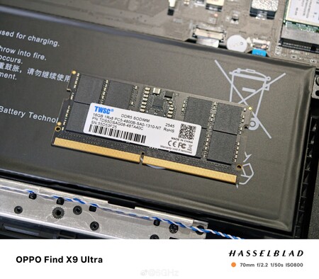 Moduł pamięci TWSC DDR5 SODIMM zastosowany w procesorze 7000X