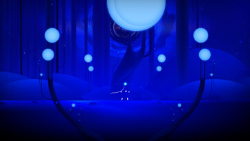 Obraz przedstawiający środowisko w Worldless.