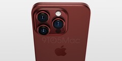 Render iPhone&#039;a 15 Pro. (Źródło: 9to5Mac)