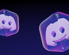 Przezroczyste ikony sześcianów 3D z logo Discord Clyde
