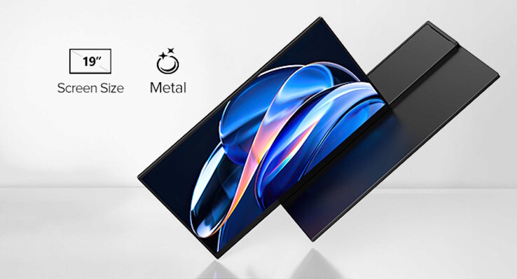 UColor 19 Apex jest dość duży jak na monitor mobilny. (Źródło obrazu: Uperfect)