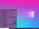 Półprzezroczyste menu Start systemu Windows 10 (Źródło: Microsoft)