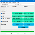 Test porównawczy AS SSD