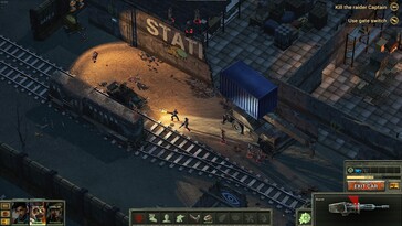 Na zdjęciu: zrzut ekranu z rozgrywki w grze „Dustwind: Resistance”.