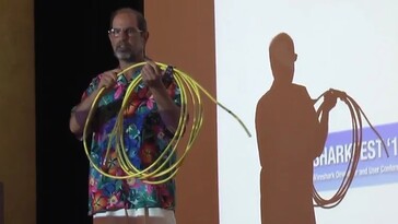 Oryginalna szpula żółtego kabla Ethernet 10BASE5