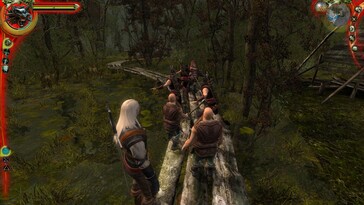 Na zdjęciu: zrzut ekranu z rozgrywki w grze The Witcher: Enhanced Edition Director's Cut.