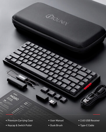 Iqunix MQ80 z akcesoriami