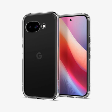 Google Pixel 9a wewnątrz przezroczystego etui Spigen (źródło zdjęcia: Spigen)