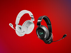 HyperX Cloud Flight 2 jest dostępny w dwóch kolorach. Na zdjęciu: zdjęcie promocyjne zestawu słuchawkowego do gier. (Źródło zdjęcia: HP)