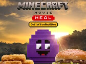 McDonald's rozdaje jeden z sześciu cyfrowych przedmiotów kolekcjonerskich Minecraft przy zakupie posiłku Minecraft Movie Meal. (Źródło zdjęcia: McDonald's)