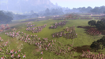 Obraz przedstawiający armię w grze Total War: Three Kingdoms.