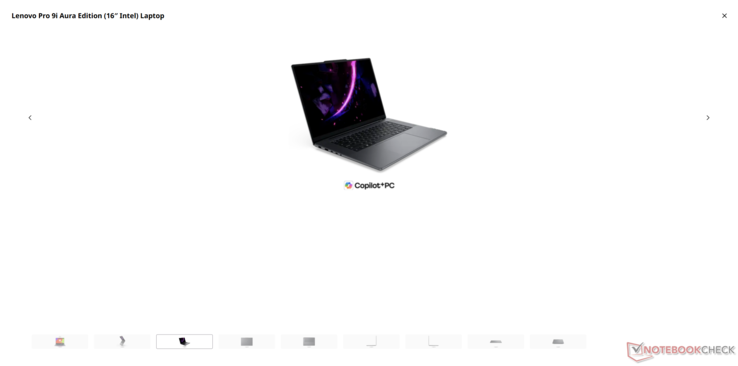 W porównaniu z Dell, zdjęcia produktów Lenovo w trybie pełnoekranowym są tak ziarniste i niskiej rozdzielczości, że kupującym może być trudno nawet zobaczyć, co kupują