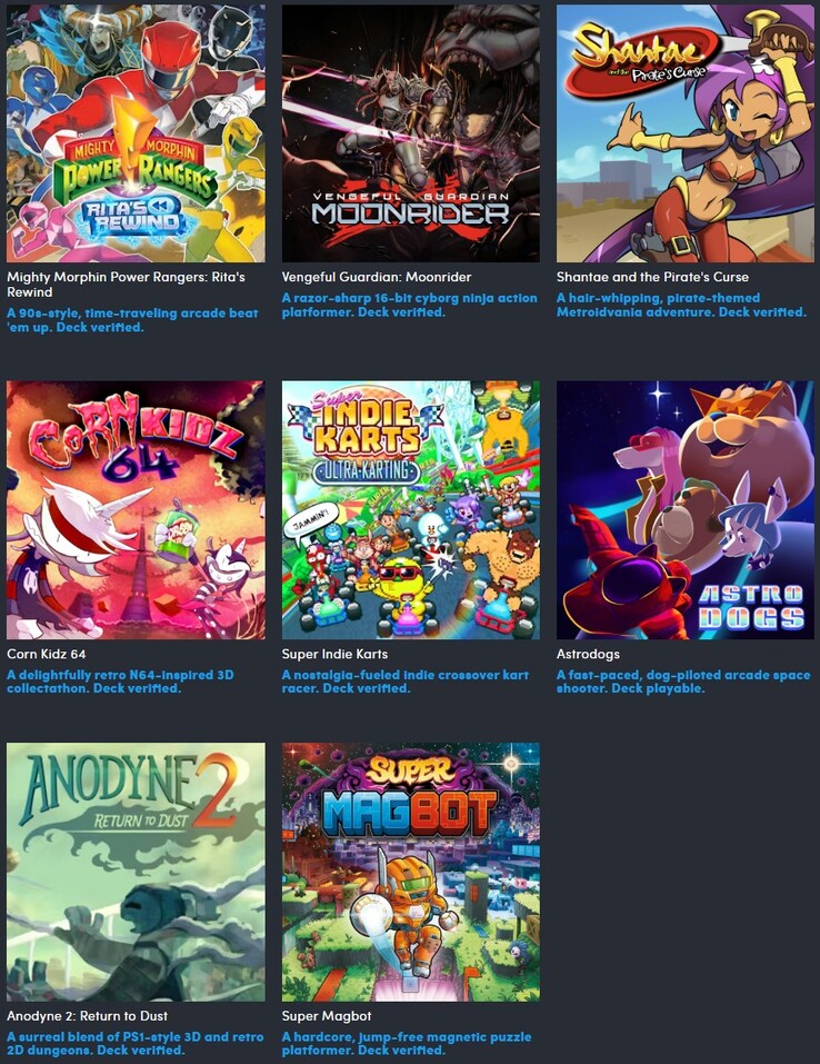 Wszystkie gry zawarte w kolekcji Cartridge Chaos