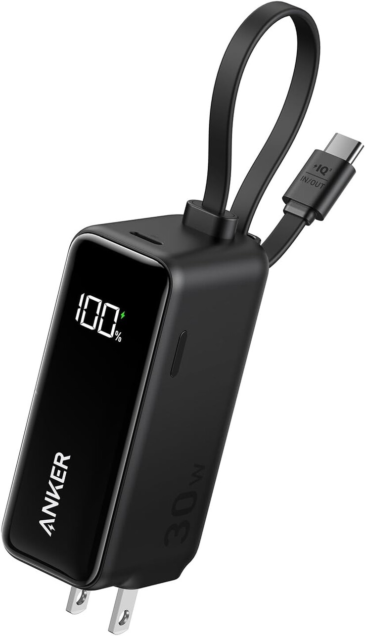Power Bank Anker 3 w 1 (30 W, Fusion, wbudowany kabel USB-C). (Źródło zdjęcia: Anker)