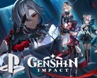 Baner Genshin Impact z logo PlayStation (źródło zdjęcia: HoYoverse, Sony PlayStation z poprawkami)