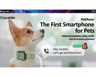 Zdjęcie promocyjne PetPhone firmy GocalMe, smartfona zaprojektowanego dla zwierząt domowych. (Źródło obrazu: ucloudlink)