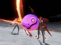 Punishing: Gray Raven jest główną atrakcją z nowej partii. Na zdjęciu: edytowany zrzut ekranu z gry z logo Steam na górze.